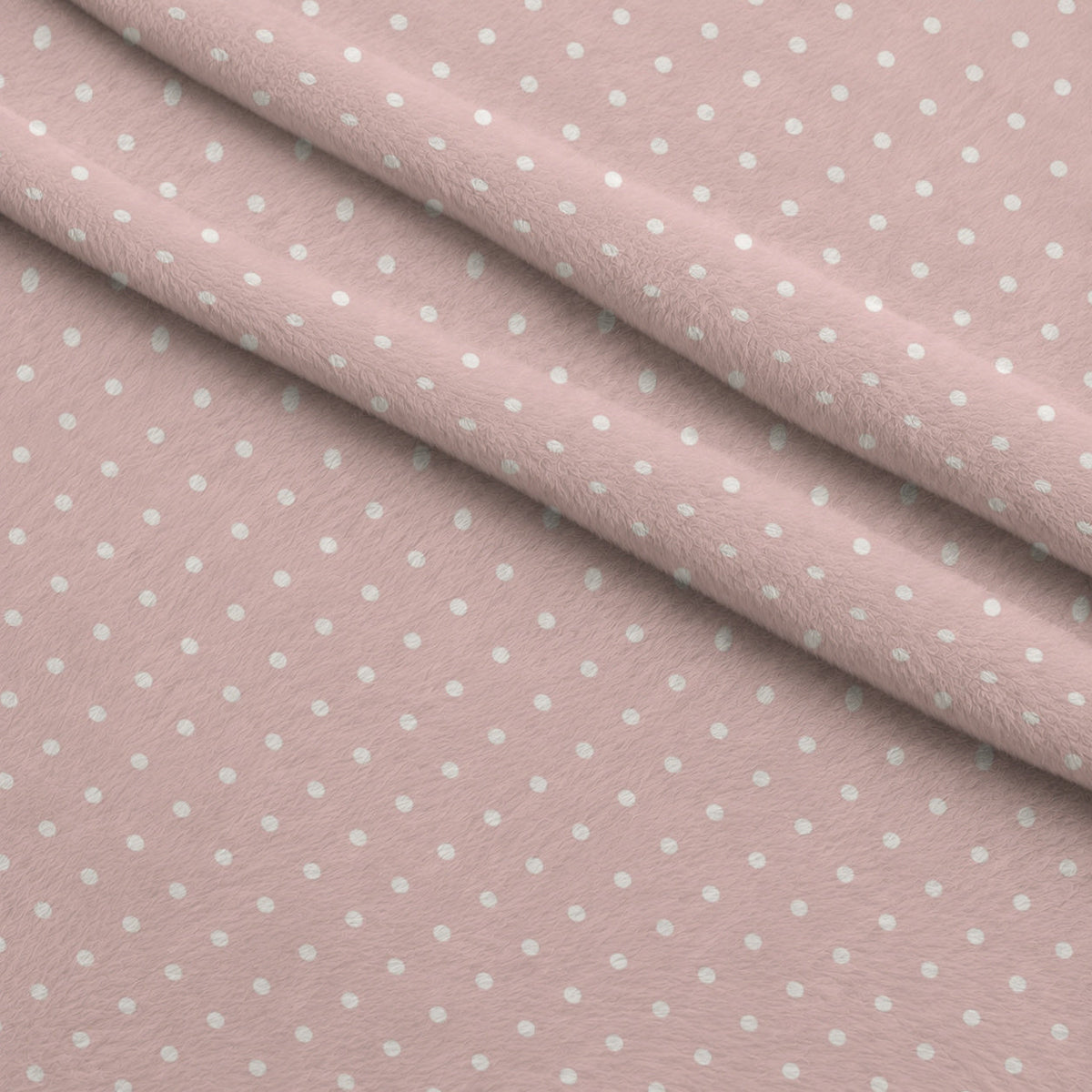 Dusty Blue Hearts Pattern 5 Fleece Fabric — fleece fabric folded close-up preview (mv-fleece-v1:lying)