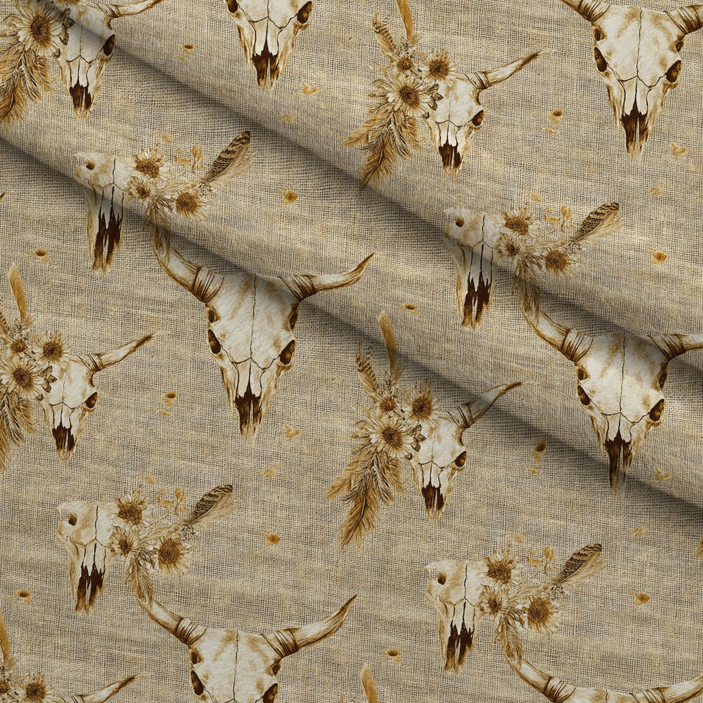 Dusty Trail Pattern 48 Fleece Fabric — fleece fabric folded close-up preview (mv-fleece-v1:lying)