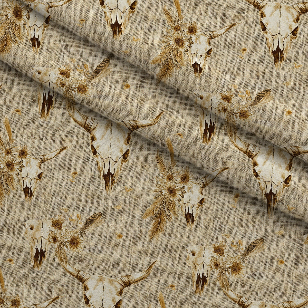 Dusty Trail Pattern 48 Fleece Fabric — fleece fabric folded close-up preview (mv-fleece-v1:lying)