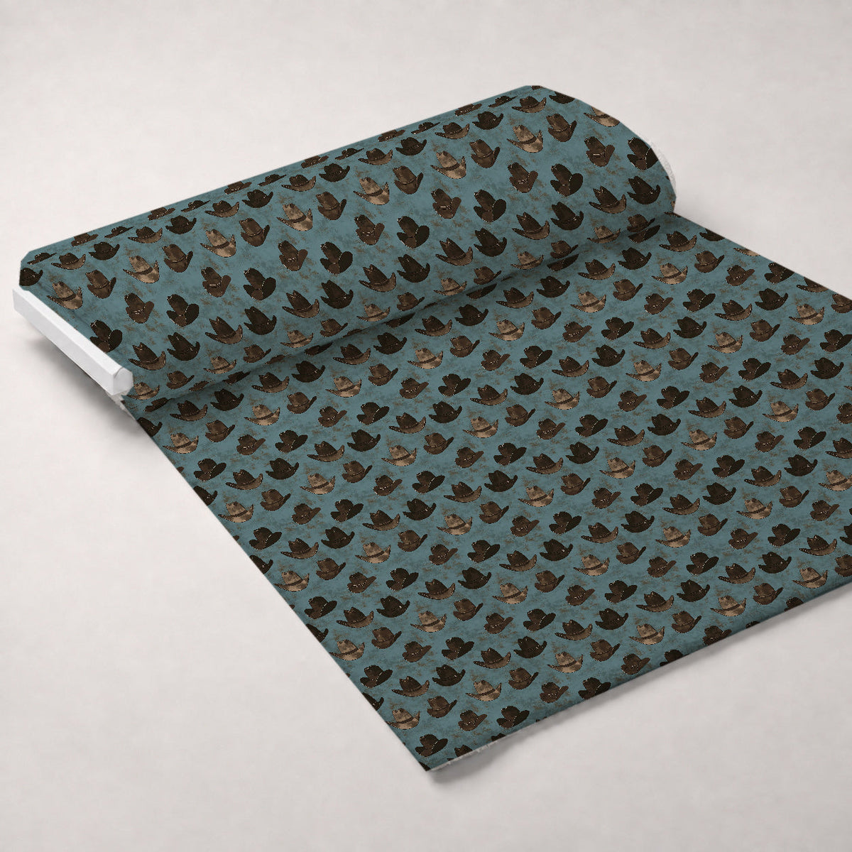 Dusty Trail Pattern 59 Fleece Fabric — fleece fabric unrolled bolt preview (mv-fleece-v1:bolt)