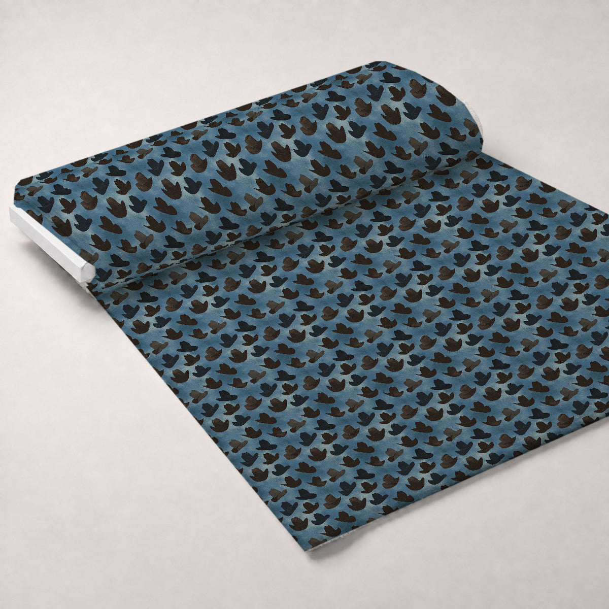Dusty Trail Pattern 60 Fleece Fabric — fleece fabric unrolled bolt preview (mv-fleece-v1:bolt)