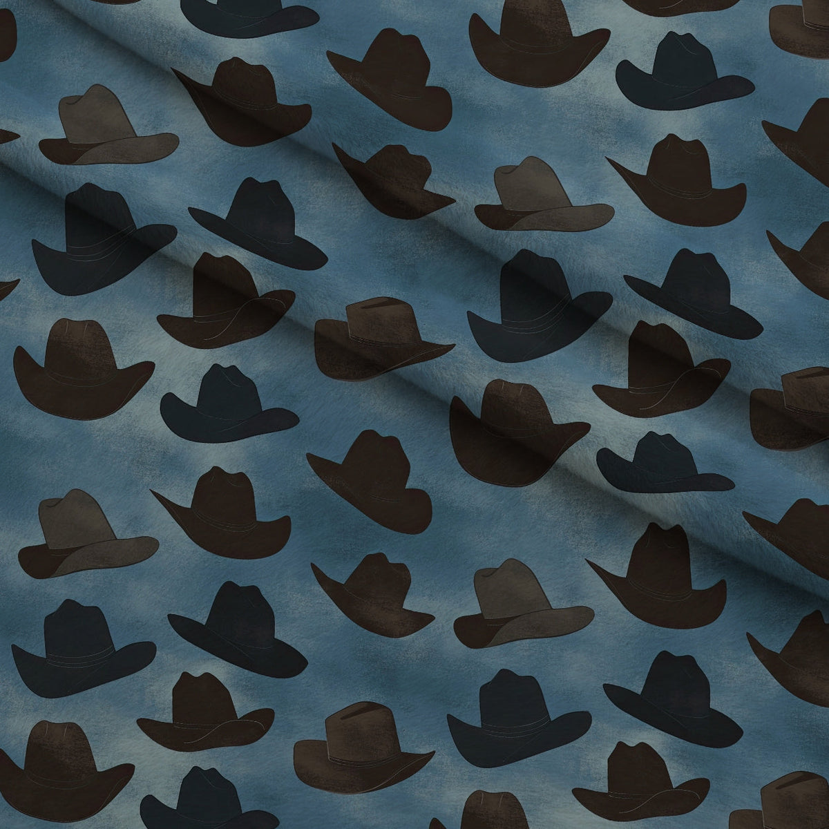 Dusty Trail Pattern 60 Fleece Fabric — fleece fabric folded close-up preview (mv-fleece-v1:lying)