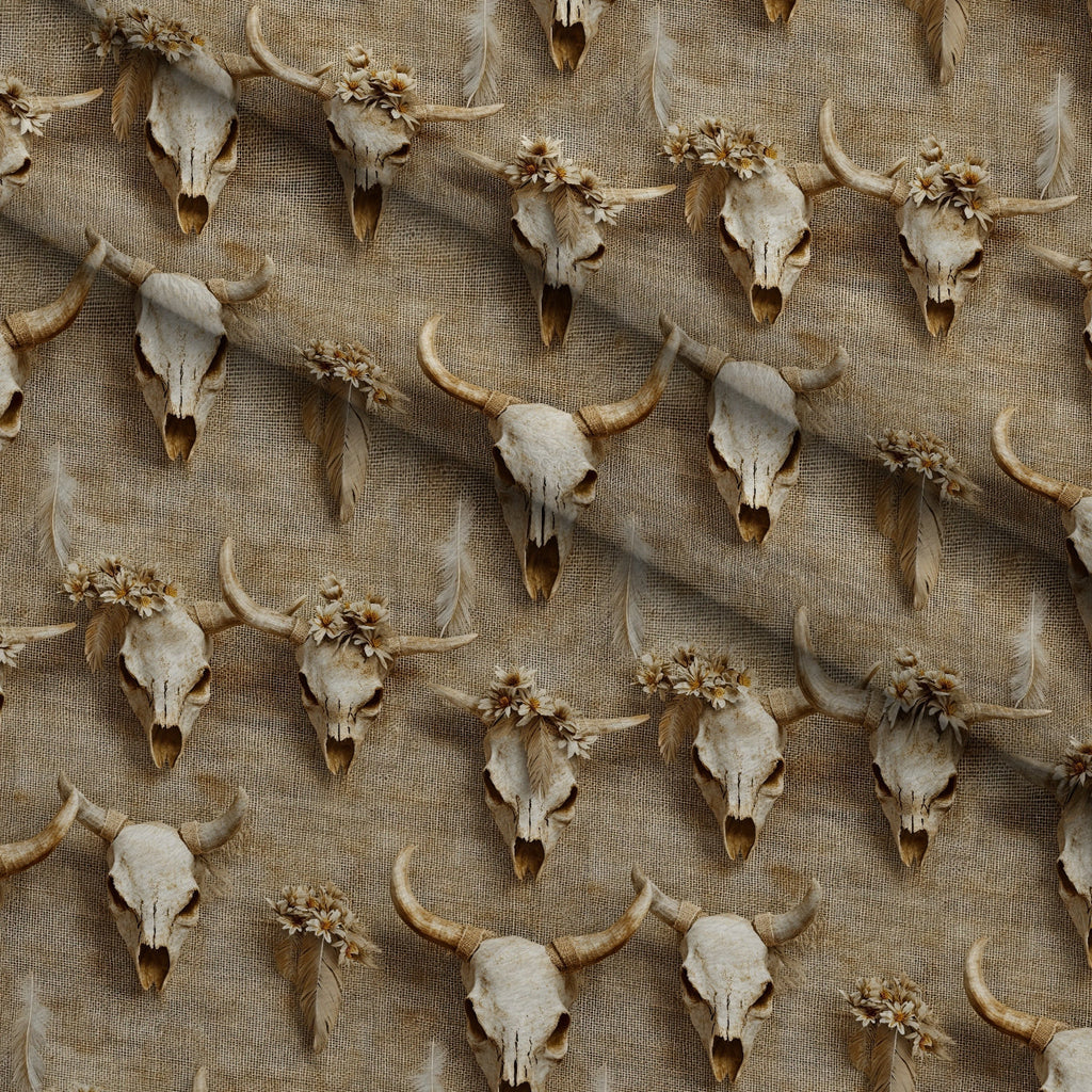 Dusty Trail Pattern 62 Fleece Fabric — fleece fabric folded close-up preview (mv-fleece-v1:lying)