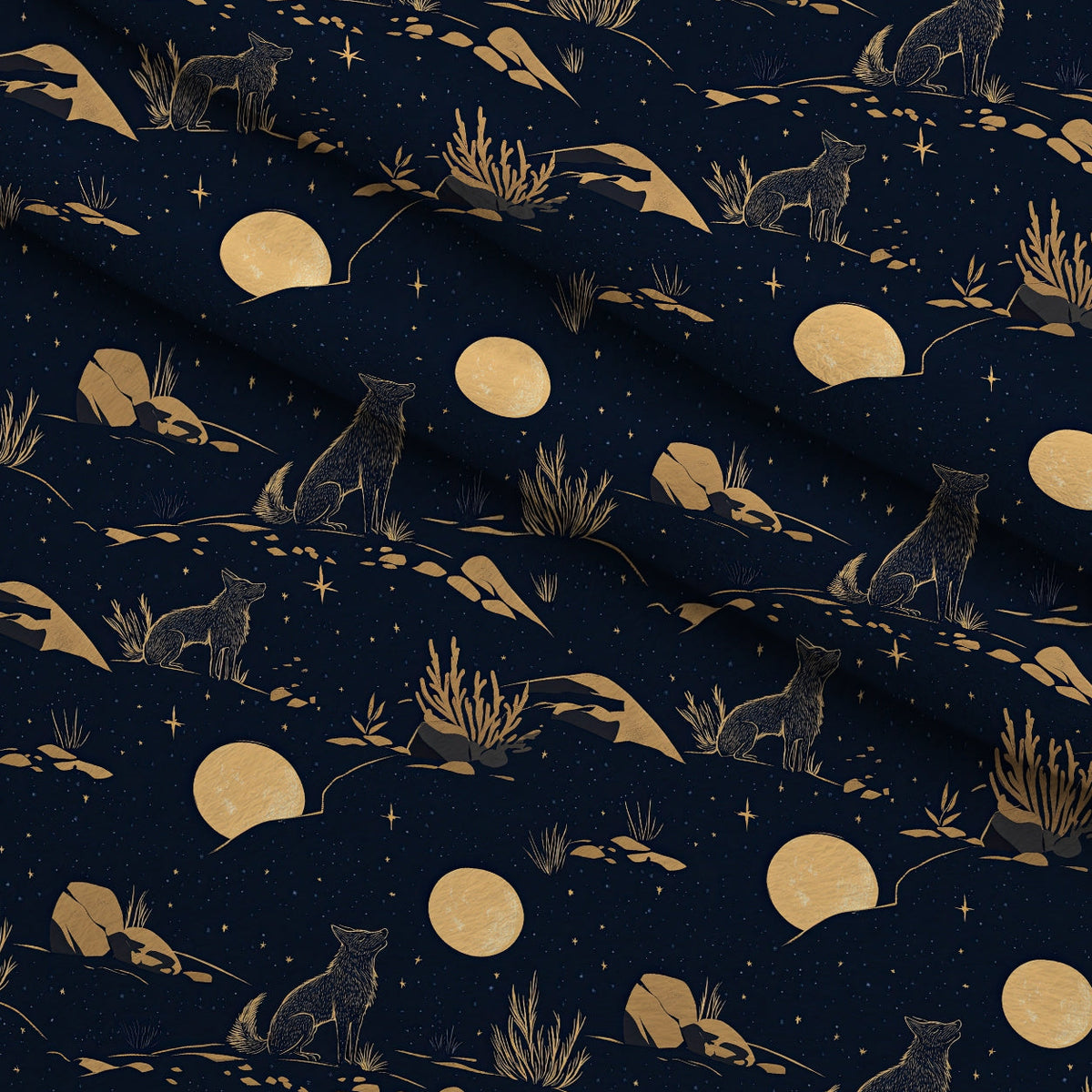 Dusty Trail Pattern 65 Fleece Fabric — fleece fabric folded close-up preview (mv-fleece-v1:lying)