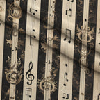 Elegant Music Fleece Fabric — fleece fabric folded close-up preview (mv-fleece-v1:lying)