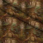 Enchanted Woodland Pattern 4 Fleece Fabric — fleece fabric folded close-up preview (mv-fleece-v1:lying)