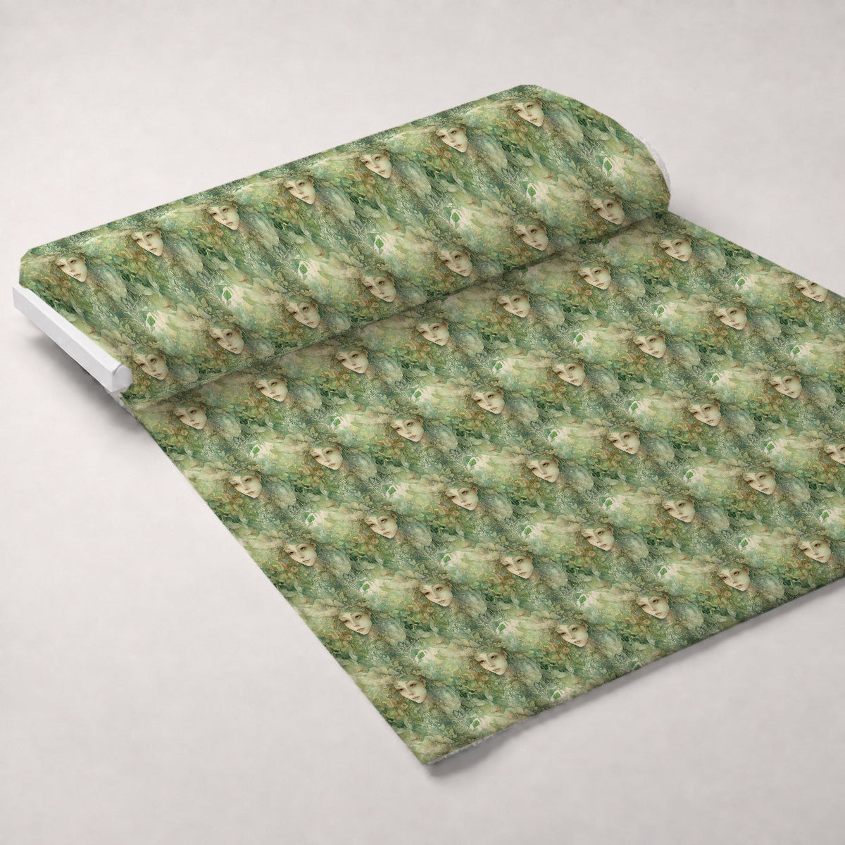 Enchanted Woodland Pattern 5 Fleece Fabric — fleece fabric unrolled bolt preview (mv-fleece-v1:bolt)