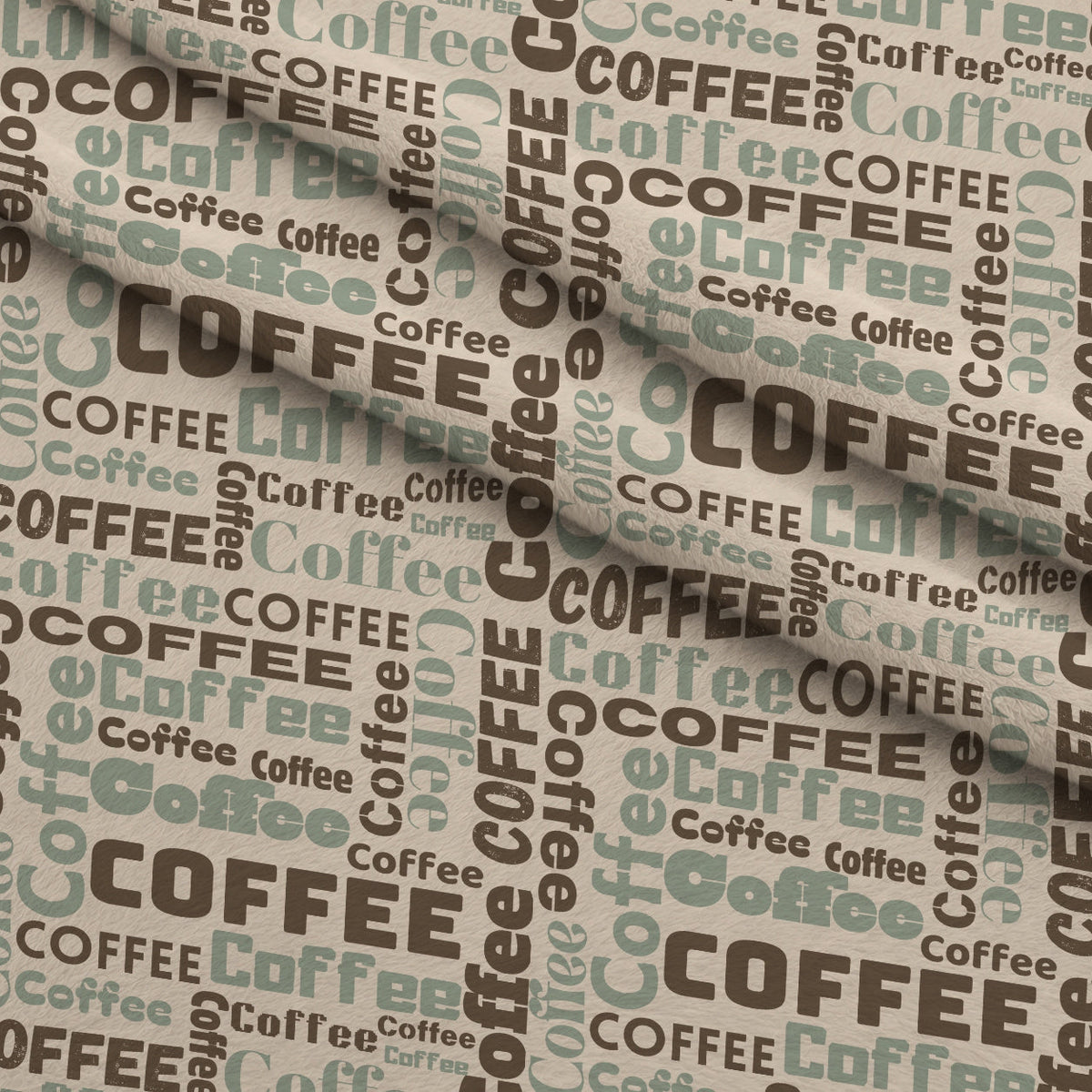 Espresso Lettering Pattern 11 Fleece Fabric — fleece fabric folded close-up preview (mv-fleece-v1:lying)