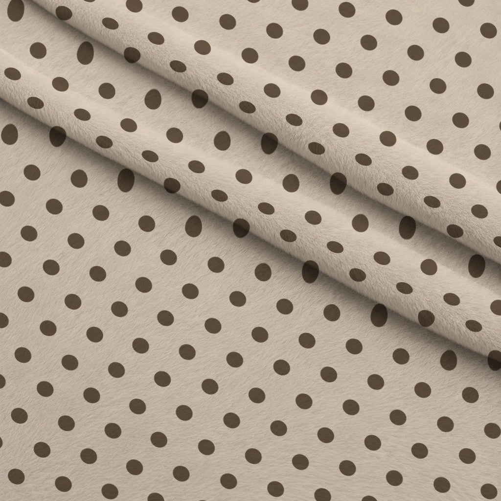 Espresso Lettering Pattern 2 Fleece Fabric — fleece fabric folded close-up preview (mv-fleece-v1:lying)