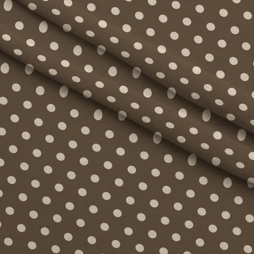 Espresso Lettering Pattern 3 Fleece Fabric — fleece fabric folded close-up preview (mv-fleece-v1:lying)