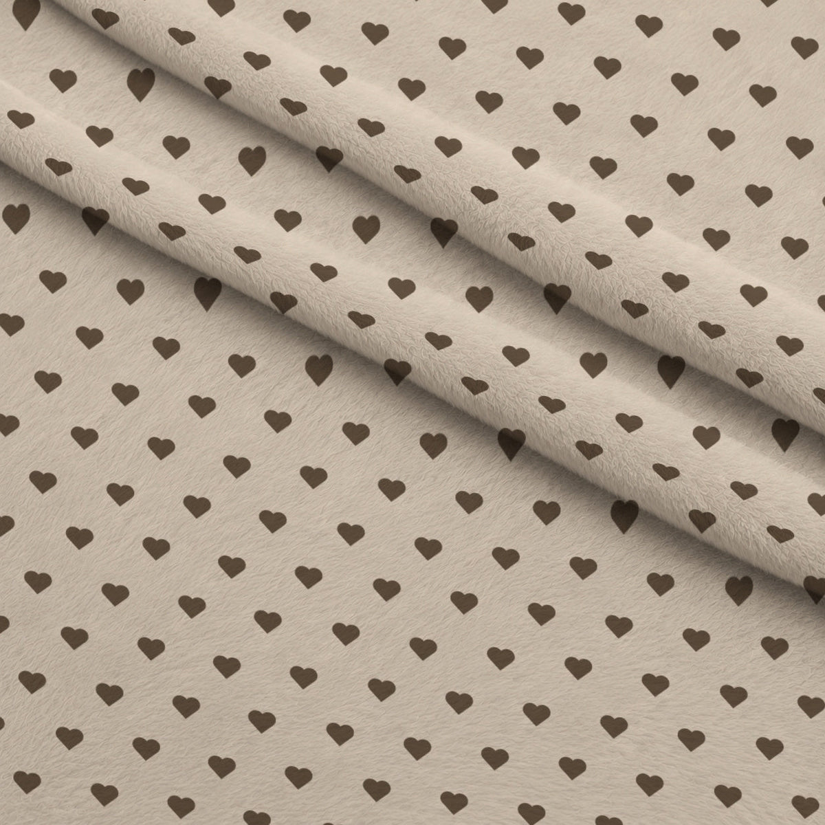 Espresso Lettering Pattern 4 Fleece Fabric — fleece fabric folded close-up preview (mv-fleece-v1:lying)