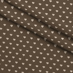 Espresso Lettering Pattern 5 Fleece Fabric — fleece fabric folded close-up preview (mv-fleece-v1:lying)