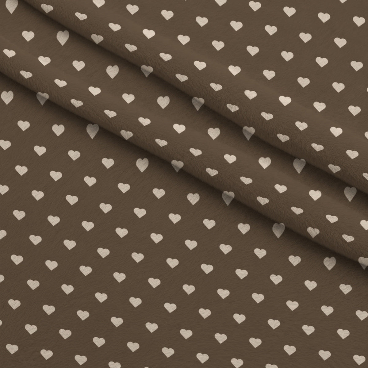 Espresso Lettering Pattern 5 Fleece Fabric — fleece fabric folded close-up preview (mv-fleece-v1:lying)