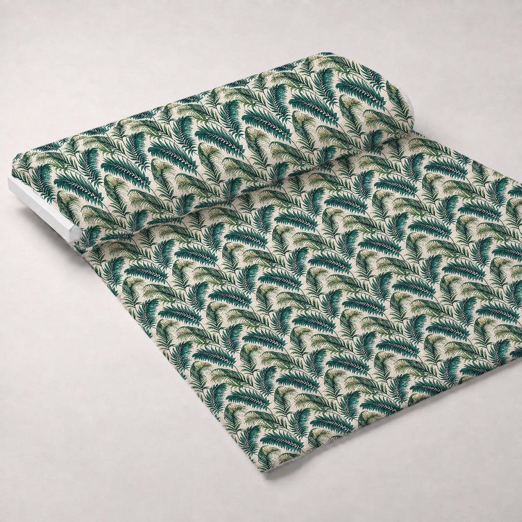 Etched Garden Toile Pattern 1 Fleece Fabric — fleece fabric unrolled bolt preview (mv-fleece-v1:bolt)