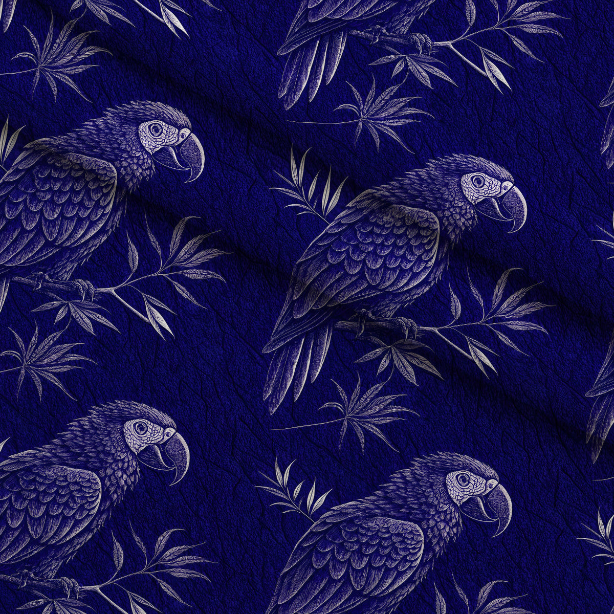 Etched Garden Toile Pattern 10 Fleece Fabric — fleece fabric folded close-up preview (mv-fleece-v1:lying)