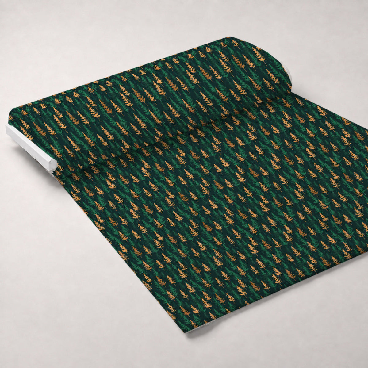 Evergreen Campfire Nights Pattern 11 Fleece Fabric — fleece fabric unrolled bolt preview (mv-fleece-v1:bolt)