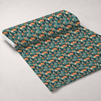 Evergreen Campfire Nights Pattern 5 Fleece Fabric — fleece fabric unrolled bolt preview (mv-fleece-v1:bolt)