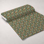 Evergreen Campfire Nights Pattern 6 Fleece Fabric — fleece fabric unrolled bolt preview (mv-fleece-v1:bolt)