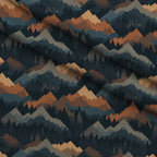 Evergreen Campfire Nights Pattern 9 Fleece Fabric — fleece fabric folded close-up preview (mv-fleece-v1:lying)