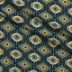 Evil Eye Pattern 3 Fleece Fabric — fleece fabric folded close-up preview (mv-fleece-v1:lying)