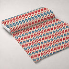 Faded Americana Pattern 12 Fleece Fabric — fleece fabric unrolled bolt preview (mv-fleece-v1:bolt)