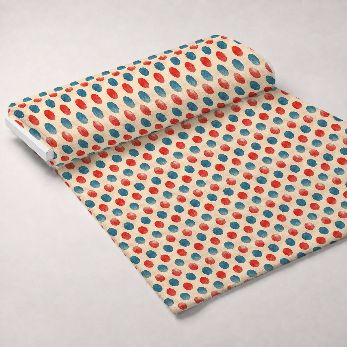 Faded Americana Pattern 8 Fleece Fabric — fleece fabric unrolled bolt preview (mv-fleece-v1:bolt)