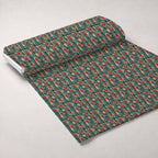 Faded Farmhouse Blooms Pattern 19 Fleece Fabric — fleece fabric unrolled bolt preview (mv-fleece-v1:bolt)