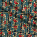 Faded Farmhouse Blooms Pattern 19 Fleece Fabric — fleece fabric folded close-up preview (mv-fleece-v1:lying)