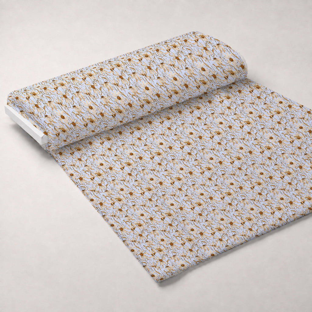 Faded Petals Pattern 2 Fleece Fabric — fleece fabric unrolled bolt preview (mv-fleece-v1:bolt)