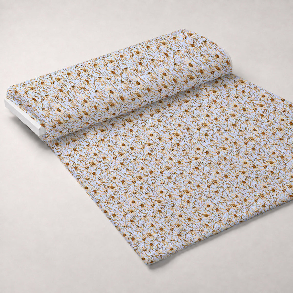 Faded Petals Pattern 2 Fleece Fabric — fleece fabric unrolled bolt preview (mv-fleece-v1:bolt)