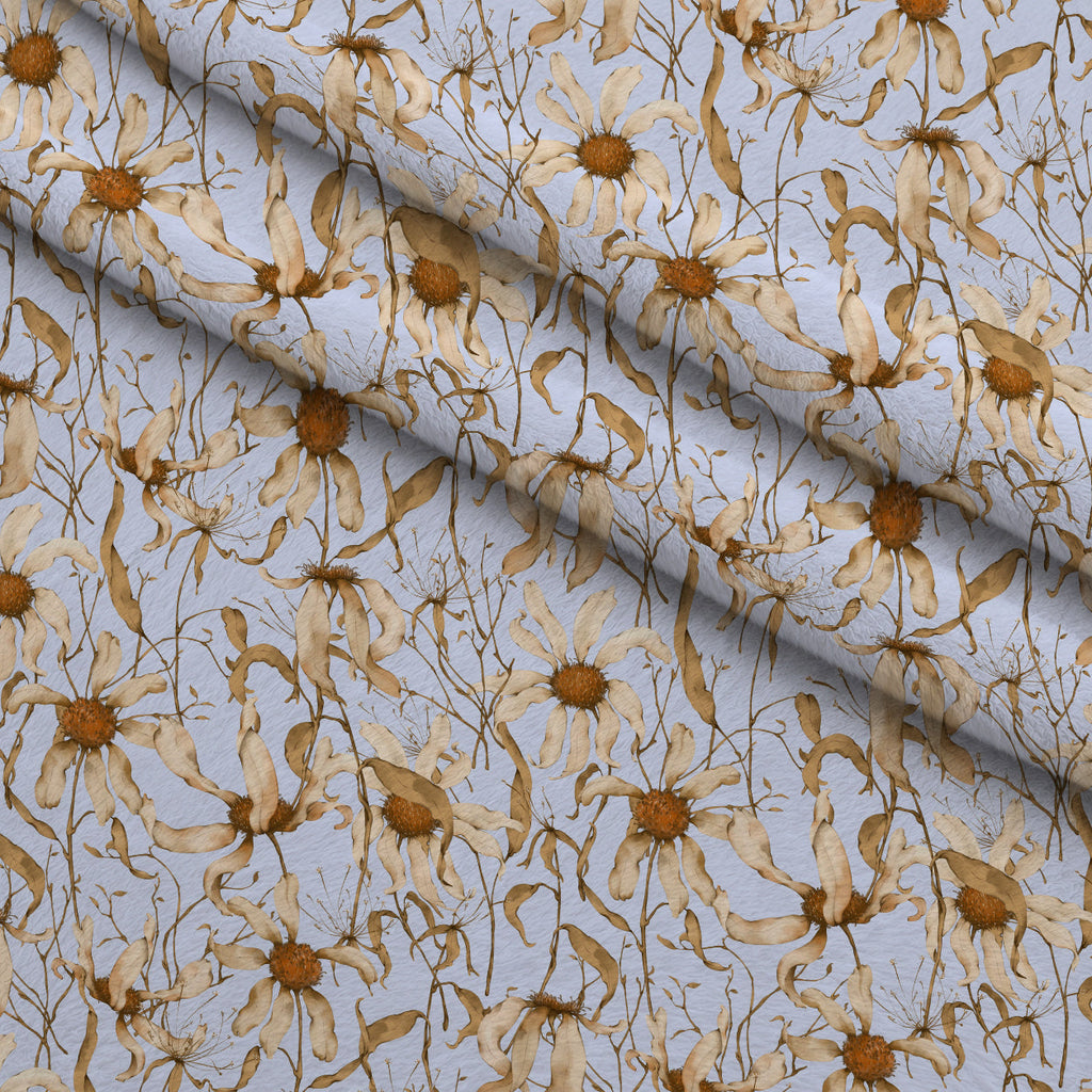 Faded Petals Pattern 2 Fleece Fabric — fleece fabric folded close-up preview (mv-fleece-v1:lying)