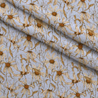 Faded Petals Pattern 2 Fleece Fabric — fleece fabric folded close-up preview (mv-fleece-v1:lying)