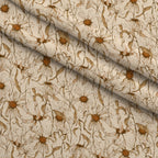 Faded Petals Pattern 3 Fleece Fabric — fleece fabric folded close-up preview (mv-fleece-v1:lying)