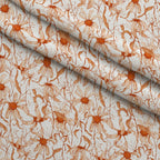 Faded Petals Pattern 4 Fleece Fabric — fleece fabric folded close-up preview (mv-fleece-v1:lying)