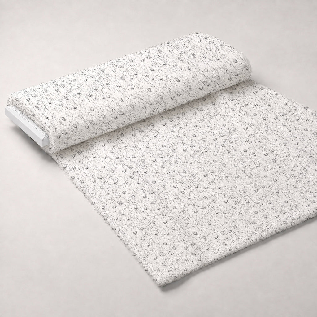 Faded Petals Pattern 5 Fleece Fabric — fleece fabric unrolled bolt preview (mv-fleece-v1:bolt)