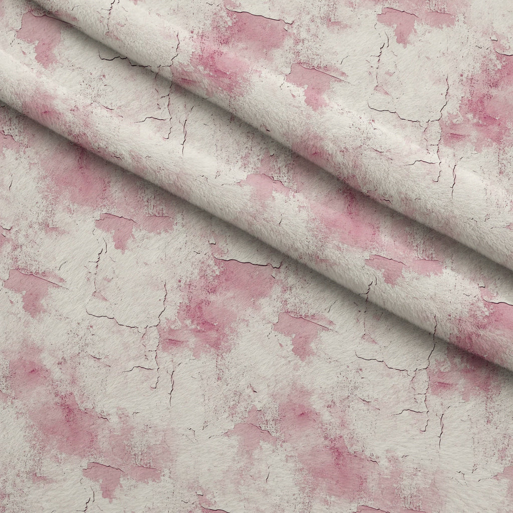 Faded Rose Pattern 11 Fleece Fabric — fleece fabric folded close-up preview (mv-fleece-v1:lying)