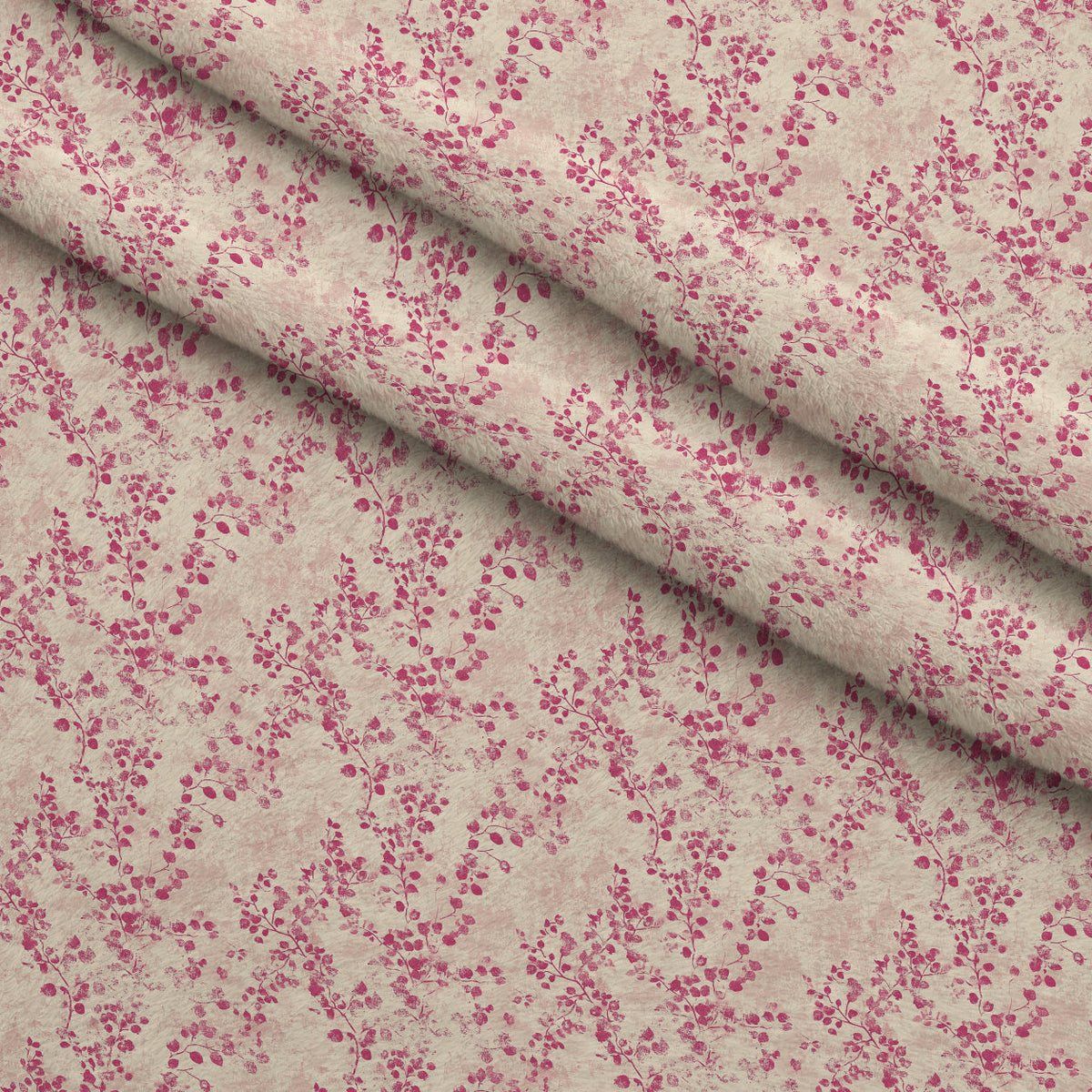 Faded Rose Pattern 18 Fleece Fabric — fleece fabric folded close-up preview (mv-fleece-v1:lying)