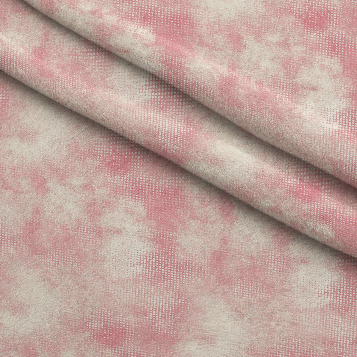 Faded Rose Pattern 4 Fleece Fabric — fleece fabric folded close-up preview (mv-fleece-v1:lying)