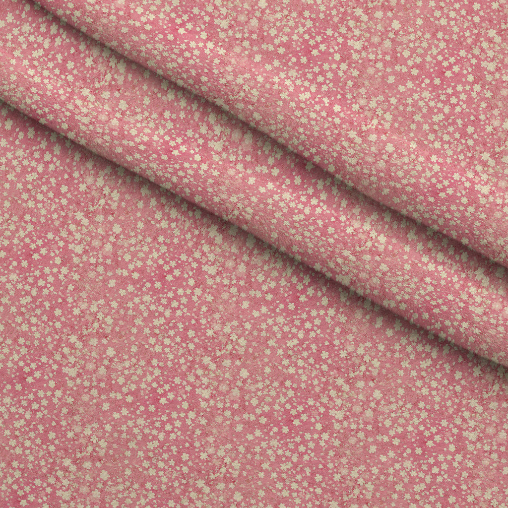 Faded Rose Pattern 8 Fleece Fabric — fleece fabric folded close-up preview (mv-fleece-v1:lying)