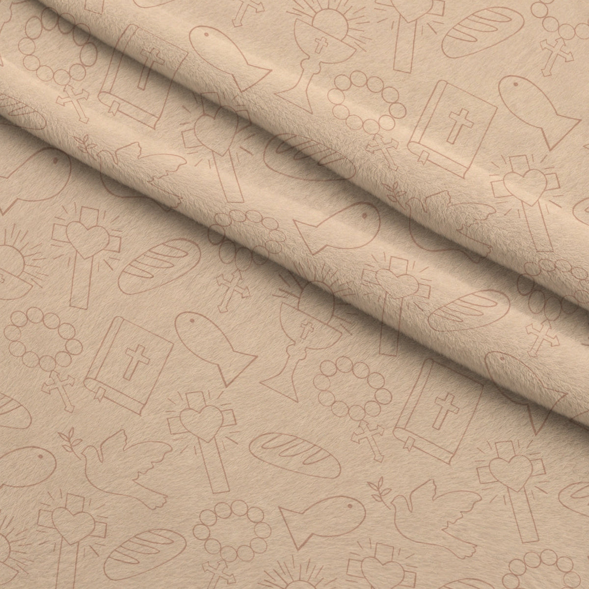 Faithful Blooms Pattern 10 Fleece Fabric — fleece fabric folded close-up preview (mv-fleece-v1:lying)