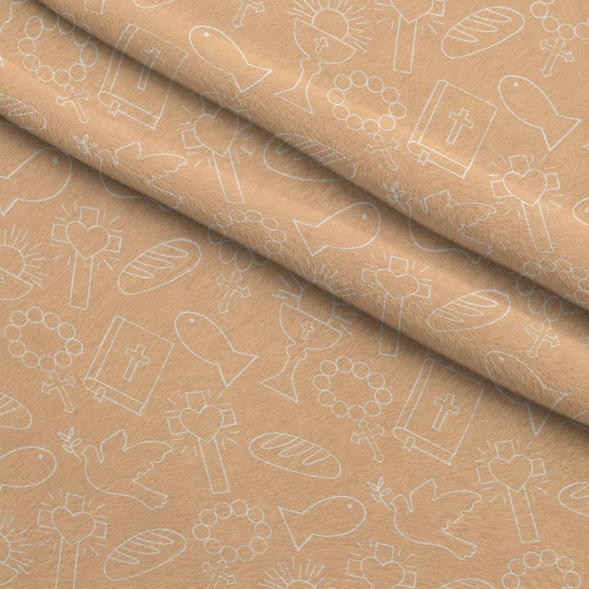 Faithful Blooms Pattern 11 Fleece Fabric — fleece fabric folded close-up preview (mv-fleece-v1:lying)