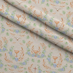 Faithful Blooms Pattern 13 Fleece Fabric — fleece fabric folded close-up preview (mv-fleece-v1:lying)