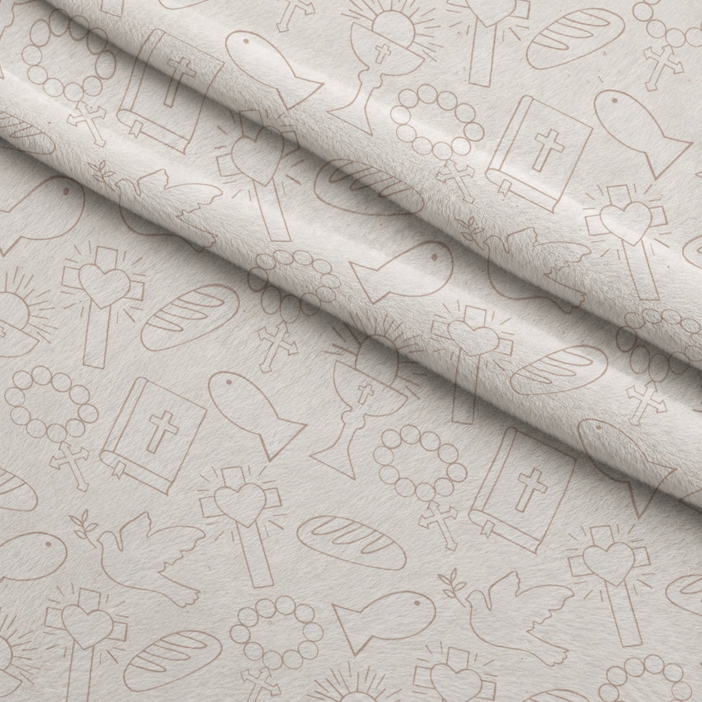Faithful Blooms Pattern 9 Fleece Fabric — fleece fabric folded close-up preview (mv-fleece-v1:lying)