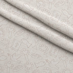 Faithful Blooms Pattern 9 Fleece Fabric — fleece fabric folded close-up preview (mv-fleece-v1:lying)