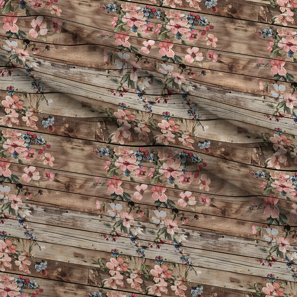 Farmhouse Blooms Pattern 10 Fleece Fabric — fleece fabric folded close-up preview (mv-fleece-v1:lying)