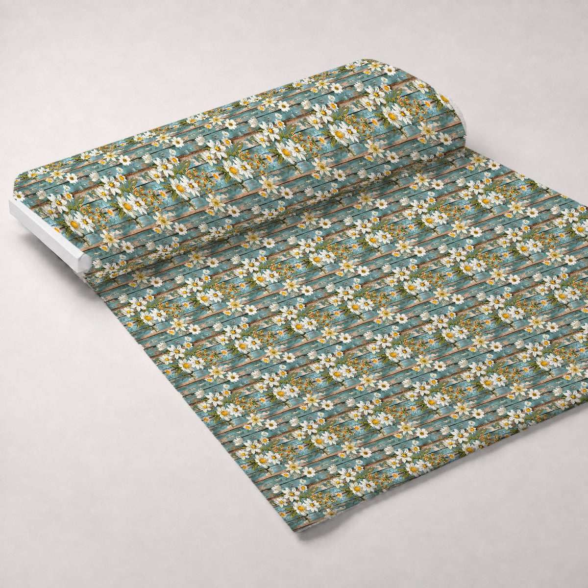 Farmhouse Blooms Pattern 3 Fleece Fabric — fleece fabric unrolled bolt preview (mv-fleece-v1:bolt)