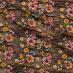 Farmhouse Blooms Pattern 7 Fleece Fabric — fleece fabric folded close-up preview (mv-fleece-v1:lying)
