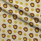 Fastpitch Fever Pattern 1 Fleece Fabric — fleece fabric folded close-up preview (mv-fleece-v1:lying)