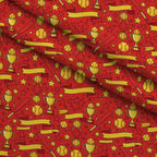 Fastpitch Fever Pattern 9 Fleece Fabric — fleece fabric folded close-up preview (mv-fleece-v1:lying)
