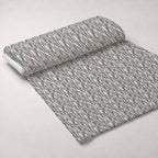 Feathered Mist Pattern 1 Fleece Fabric — fleece fabric unrolled bolt preview (mv-fleece-v1:bolt)